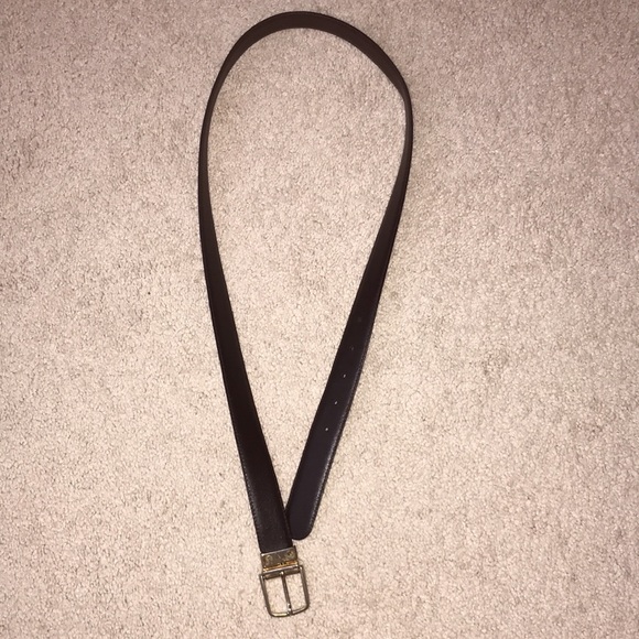 Mens leather reversible belt - Picture 4 of 5